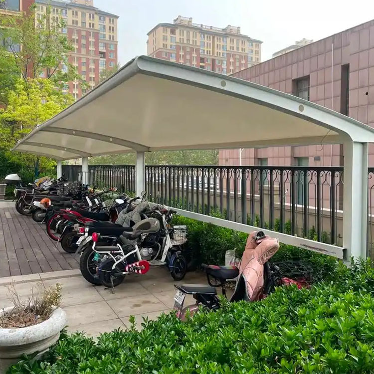 井研县膜结构电动车棚